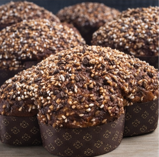 Colomba de xocolata i gianduja